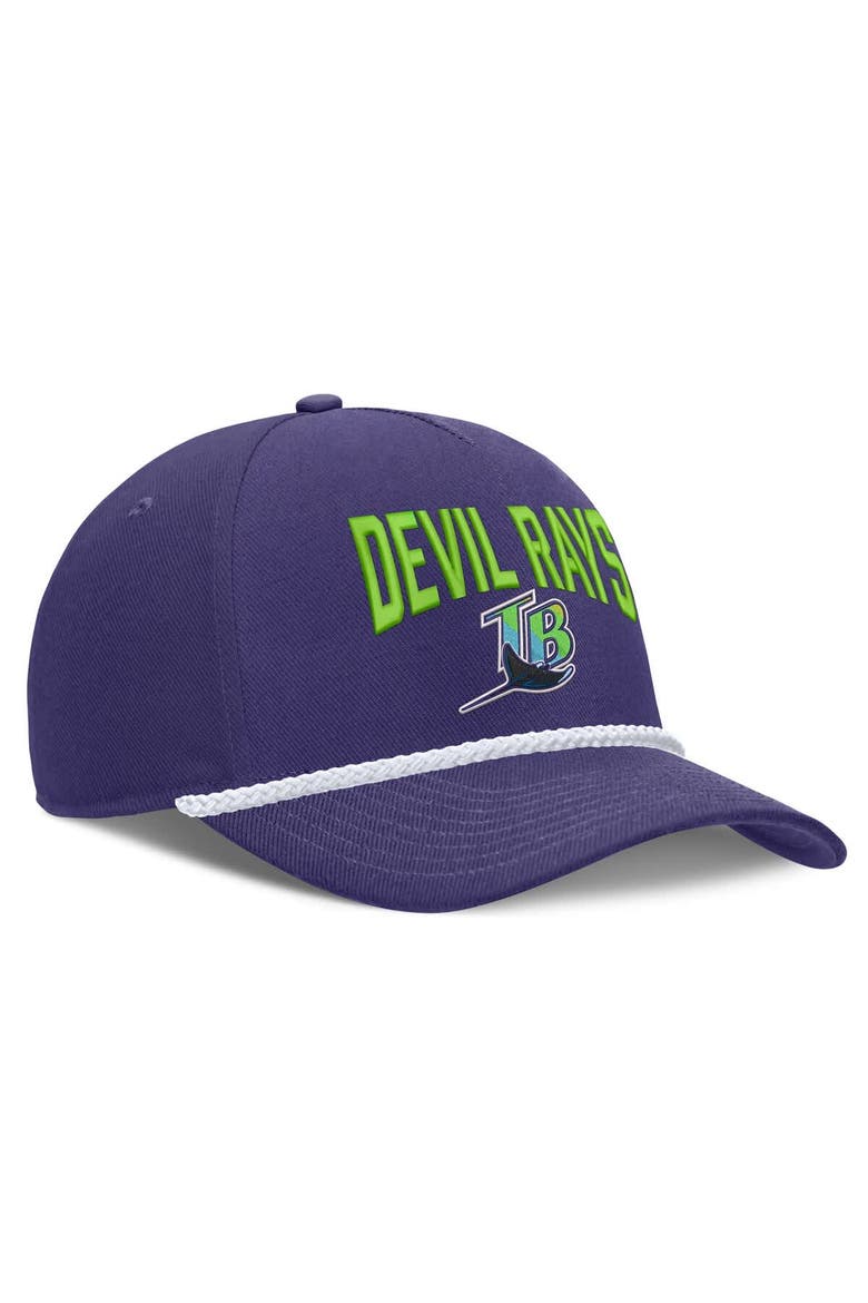 Men's Nike  Purple Tampa Bay Rays Cooperstown Rise Adjustable Hat, Alternate, color, Purple
