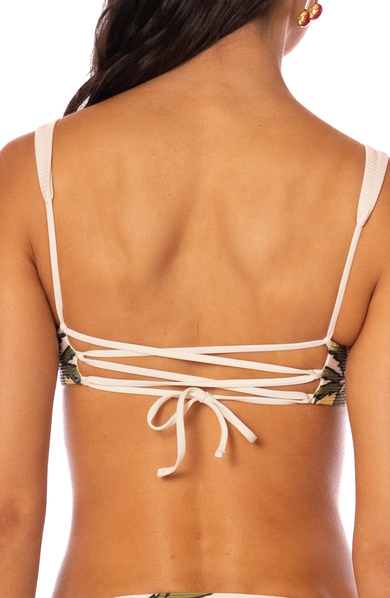 Maaji Gwen Reversible Bikini Top, Alternate, color, White