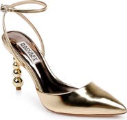 BADGLEY MISCHKA Indie II Ankle Strap Pointed Toe Pump