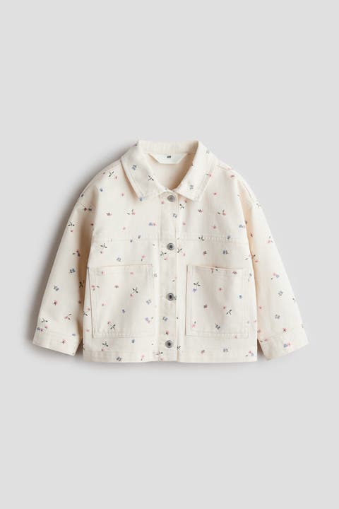 Patterned twill jacket