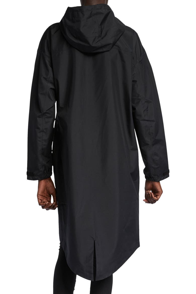 NikeLab Water Resistant Parka, Alternate, color, BLACK/ BLACK