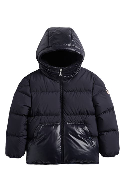 Moncler Kids' Barin Down Puffer Coat In Black