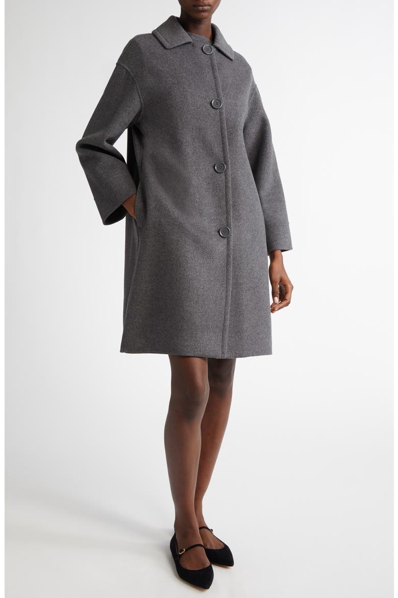 Ketch Virgin Wool Coat, Main, color, MEDIUM GREY