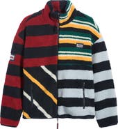 ROWING BLAZERS Mixed Stripe High Pile Fleece Jacket