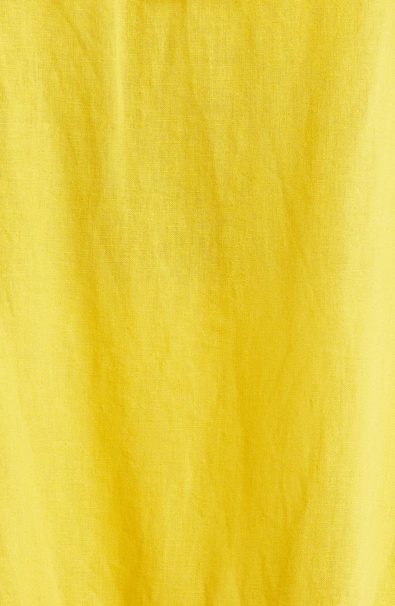 FARM Rio Guipure Lace Halter Linen Blend Cover-Up Minidress, Alternate, color, 