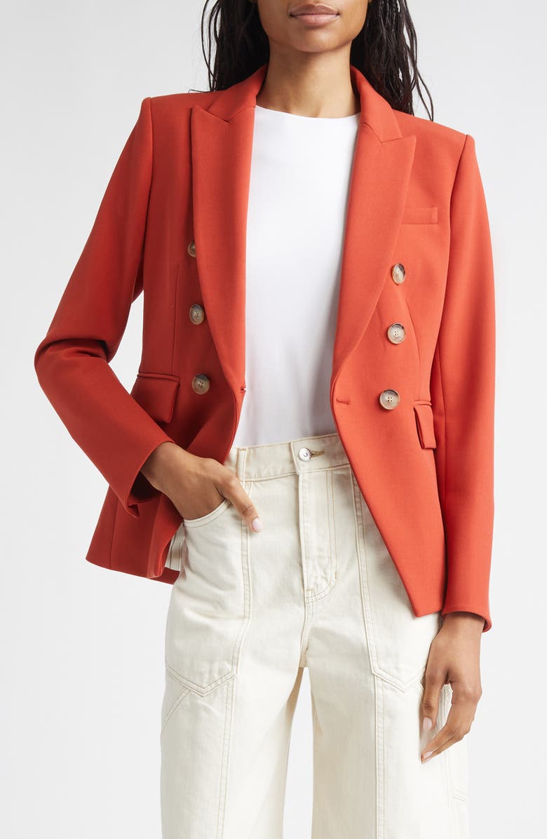 Veronica Beard Miller Dickey Jacket, Alternate, color, Carnelian Red