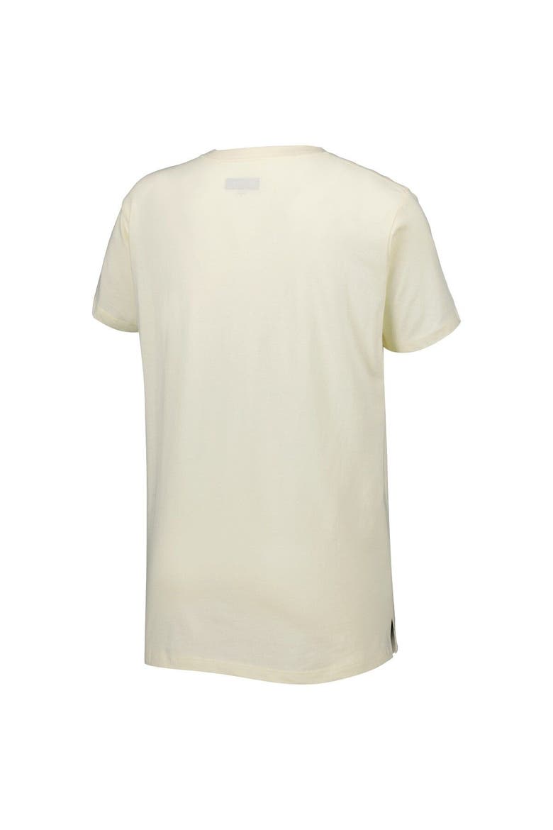 Women's New Era Cream New Orleans Saints Chrome Sideline T-Shirt, Alternate, color, Cream