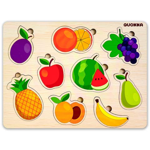Wooden Puzzle Set for Toddlers - Educational Puzzles