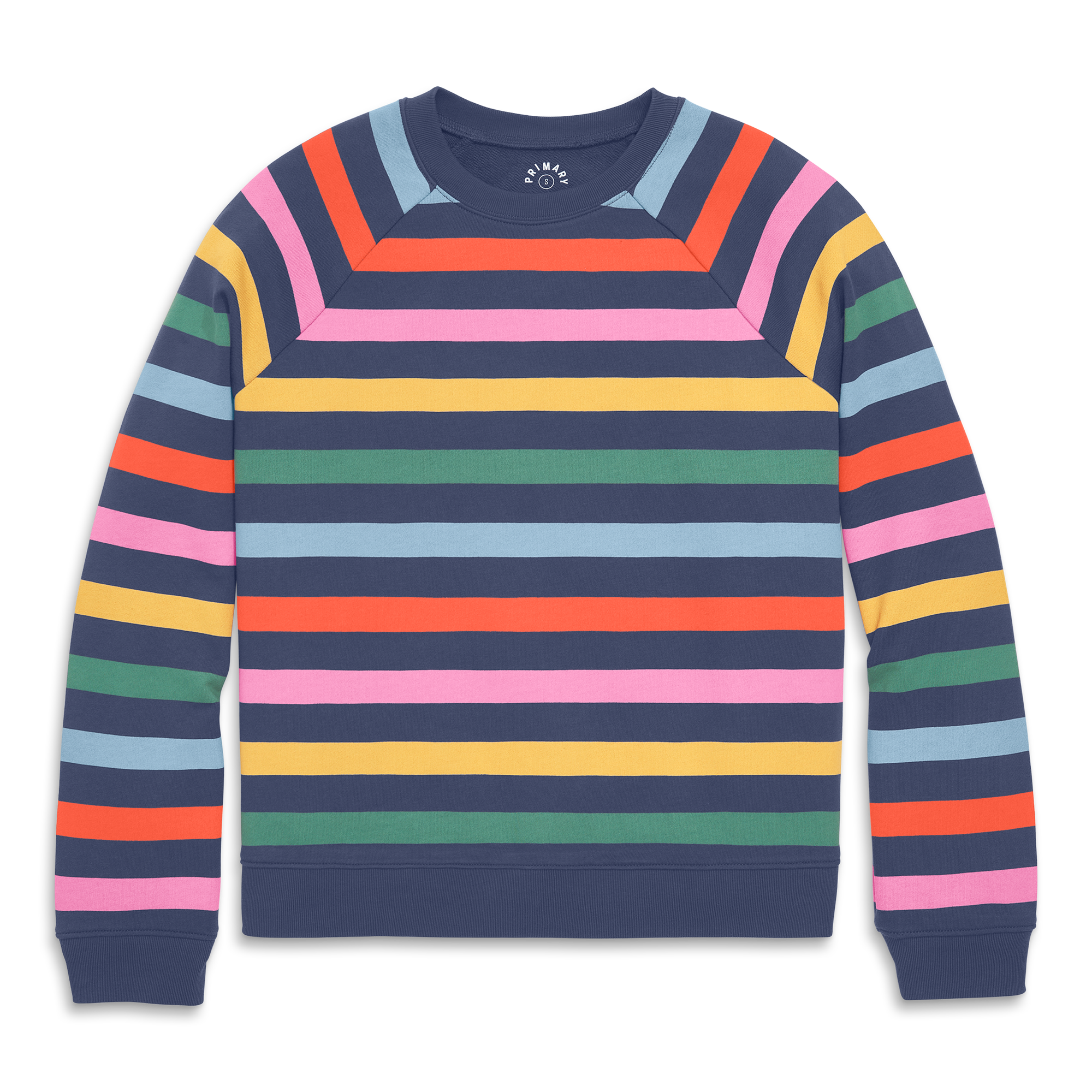 Sunwashed Navy Rainbow Stripe