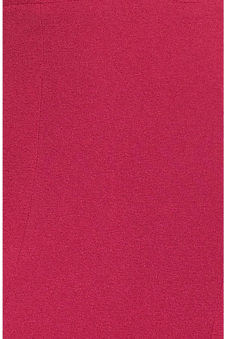 Iris Crepe Trumpet Gown, Alternate, color, RASPBERRY