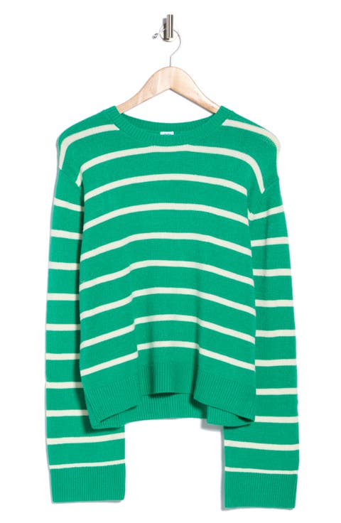 Stripe Crewneck Sweater