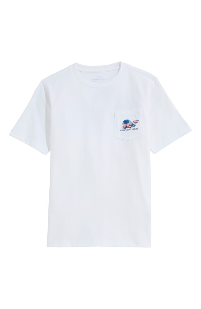 vineyard vines Kids' Baseball Catcher Cotton Graphic Pocket T-Shirt, Main, color,