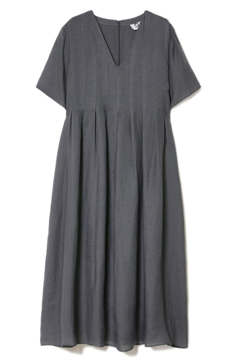 Marina Rinaldi Velogio Midi Dress, Alternate, color, Medium Grey