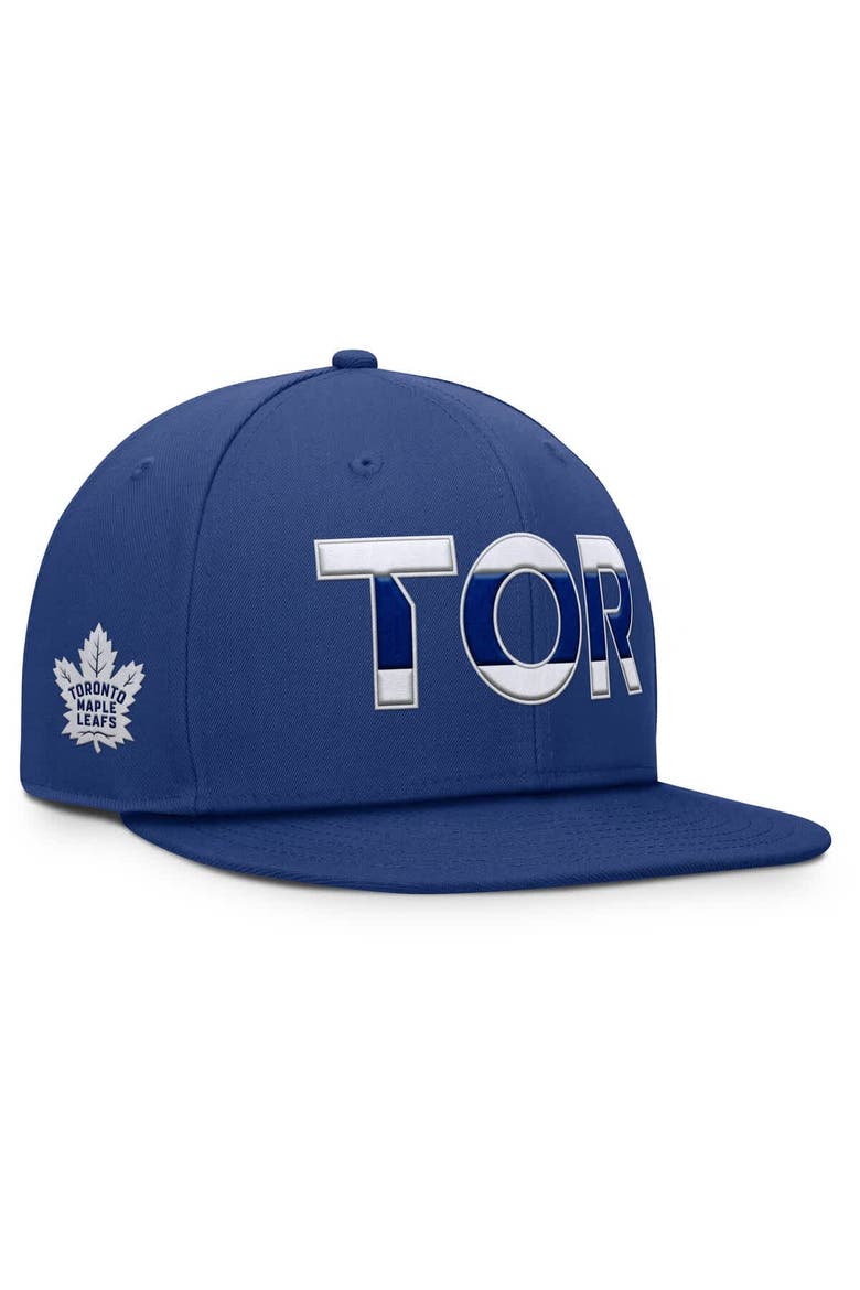 Men's Fanatics Blue Toronto Maple Leafs Authentic Pro Rink Snapback Hat, Alternate, color, Blue
