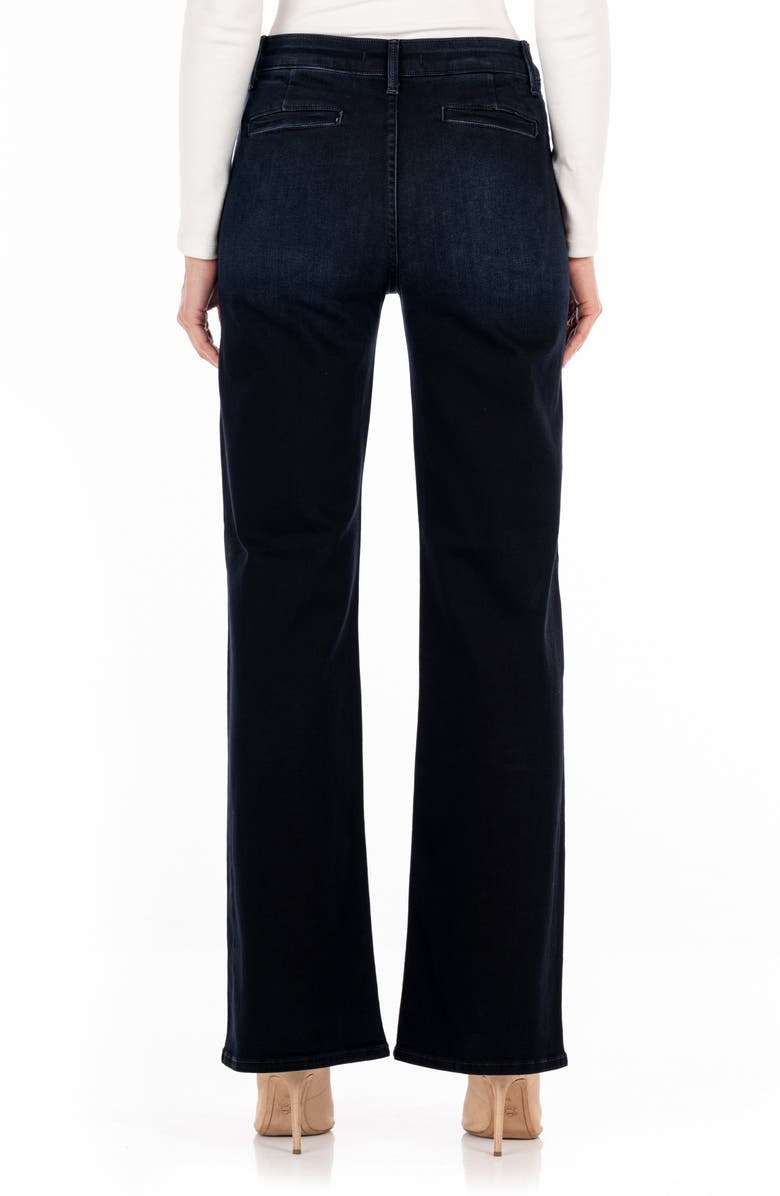 Fidelity Denim Katie High Waist Button Pocket Flare Leg Jeans, Alternate, color, 