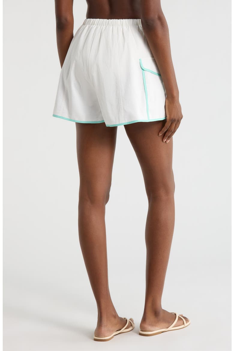Essential Cover-Up Cargo Shorts, Alternate, color, CRYSTAL TIDES