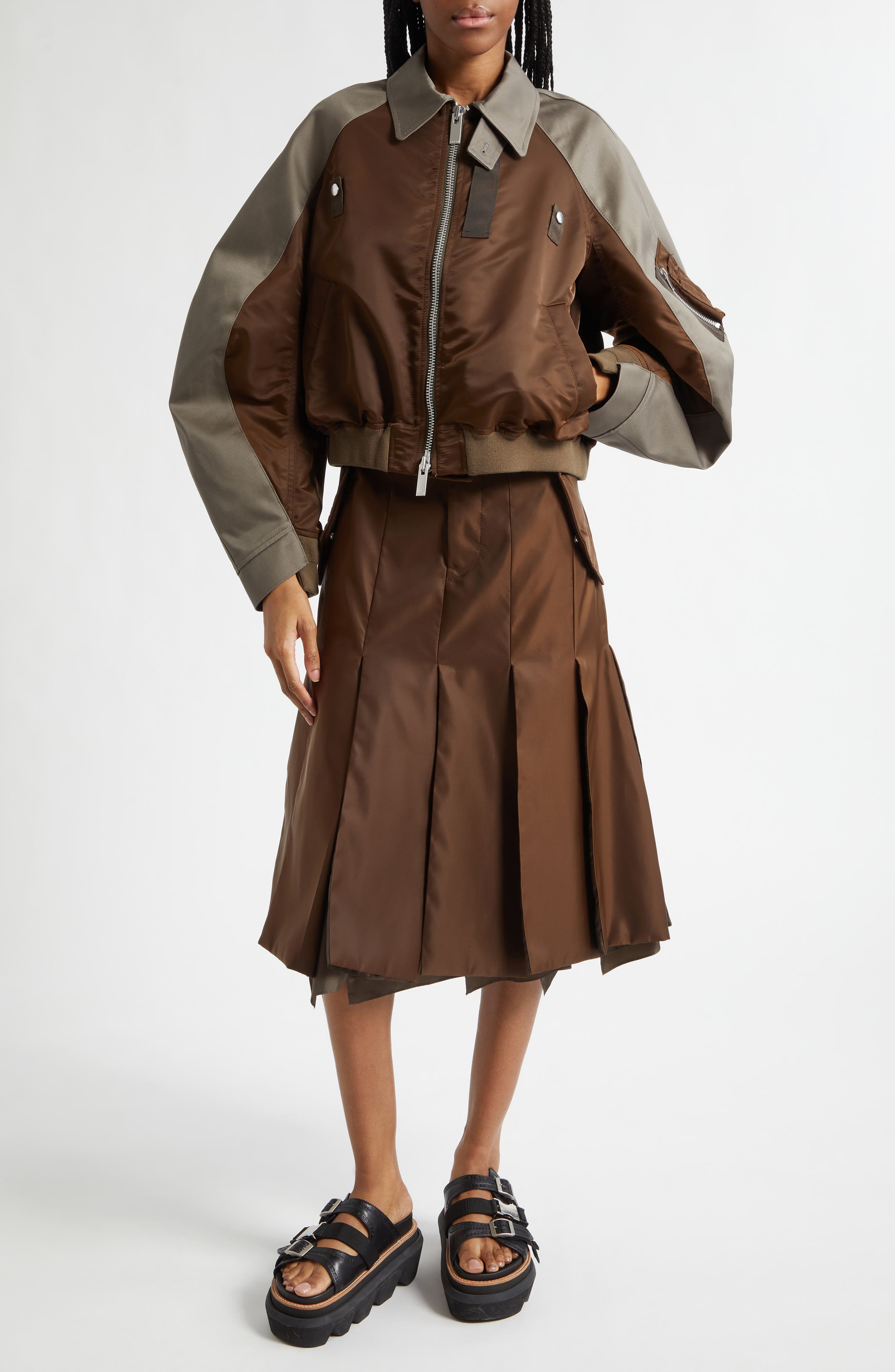 Cotton Chino x Nylon Twill Jacket - image 4