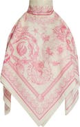 Versace Underwater Barocco Voile Cover-Up Scarf Top