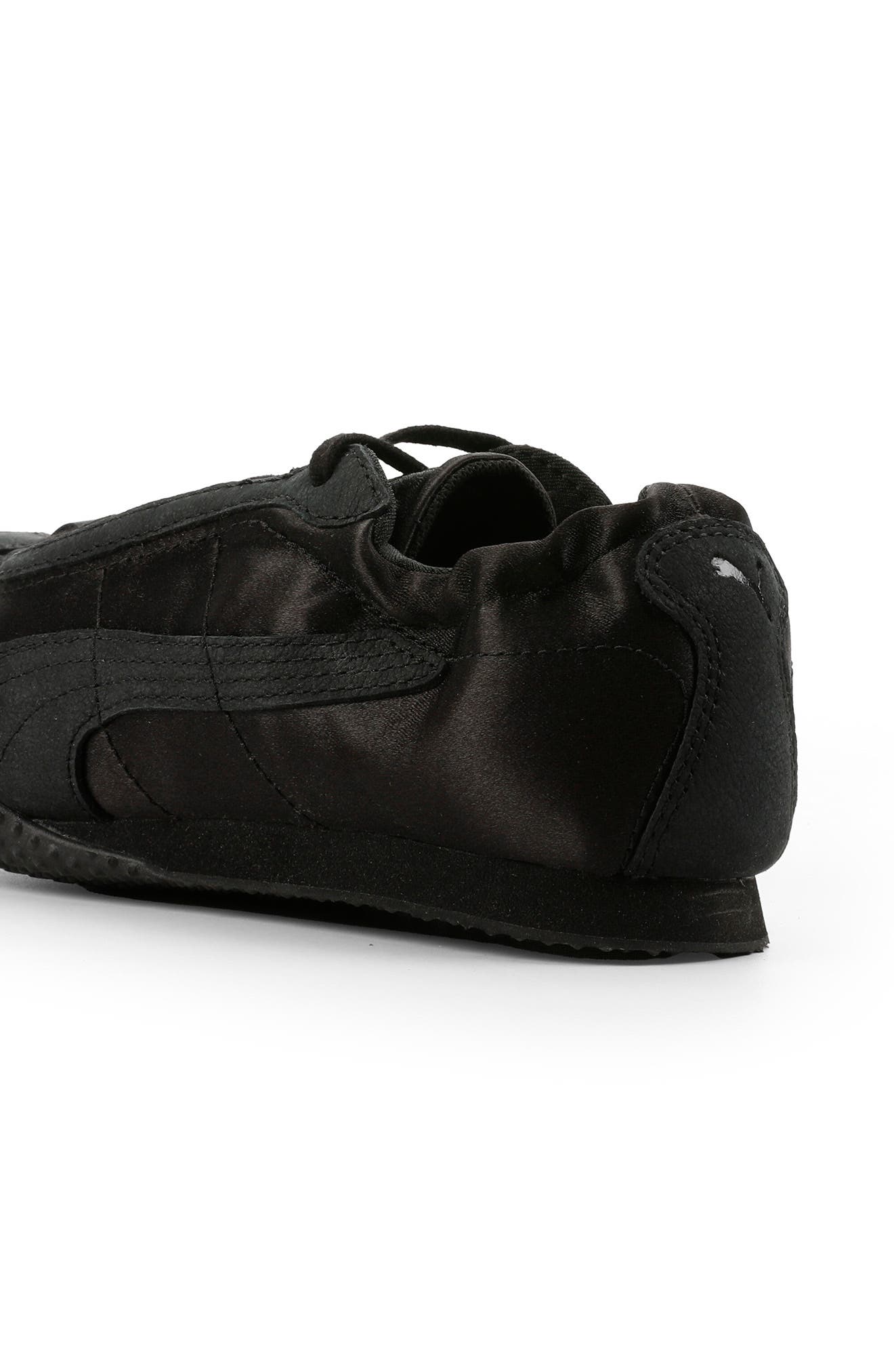 H-Street Etoile Leather Sneaker, Alternate, color, PUMA BLACK/ PUMA BLACK