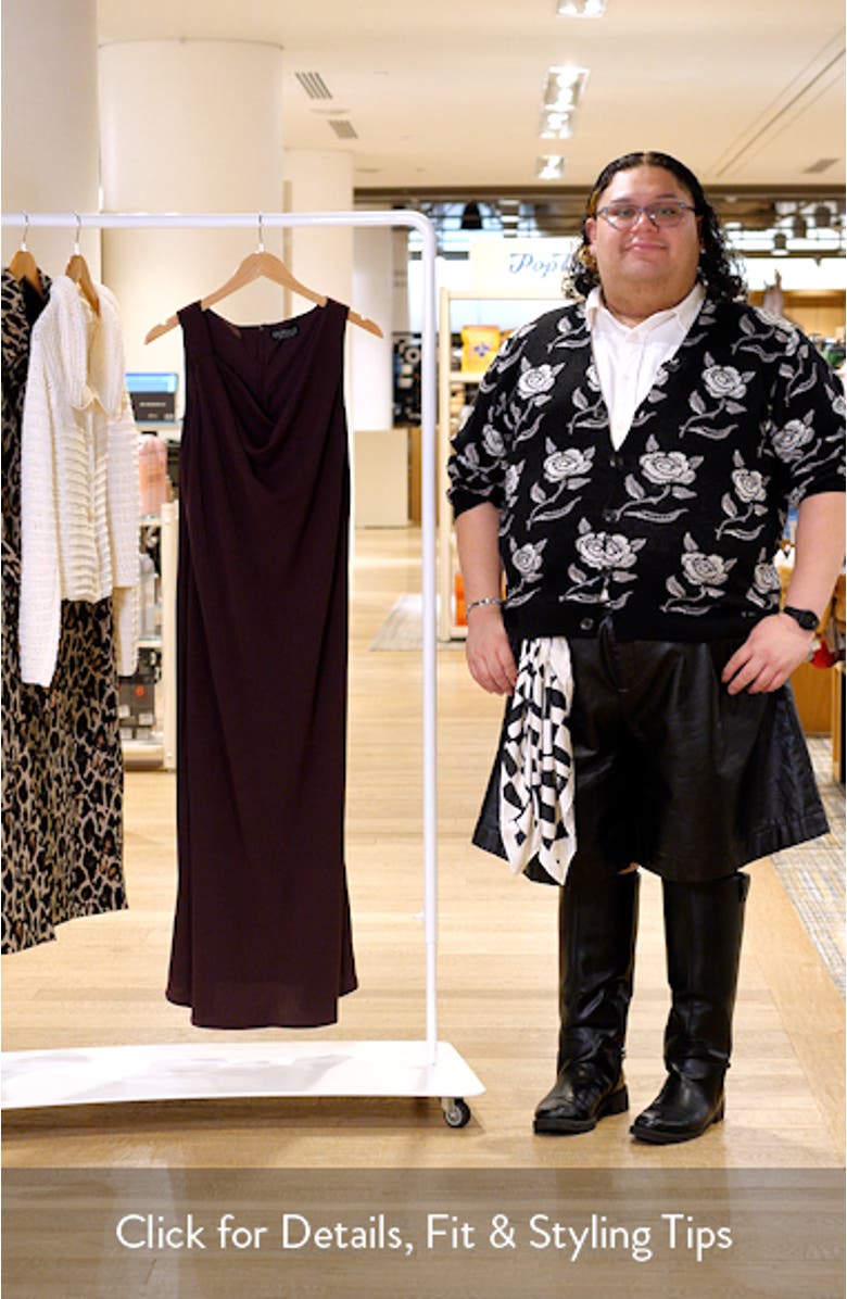 Britney Cowl Neck Midi Dress, sales video thumbnail