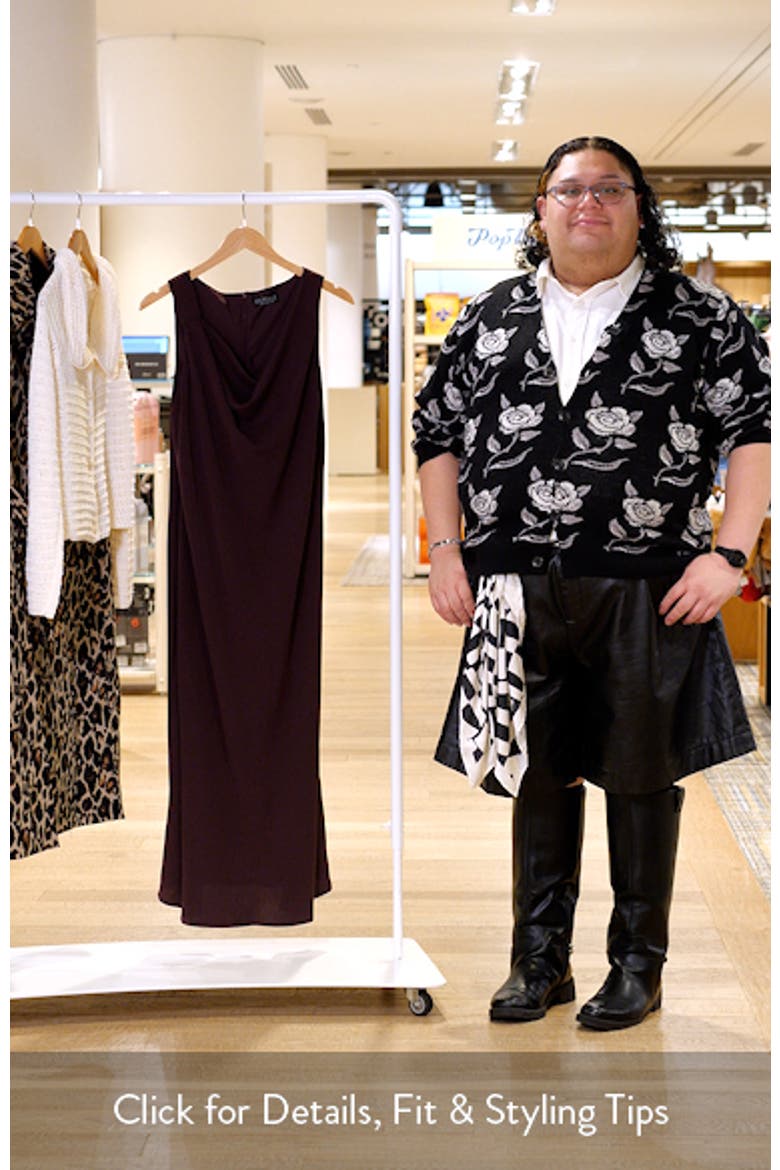 Britney Cowl Neck Midi Dress video