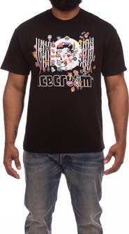 ICECREAM Stick Up Graphic T-Shirt
