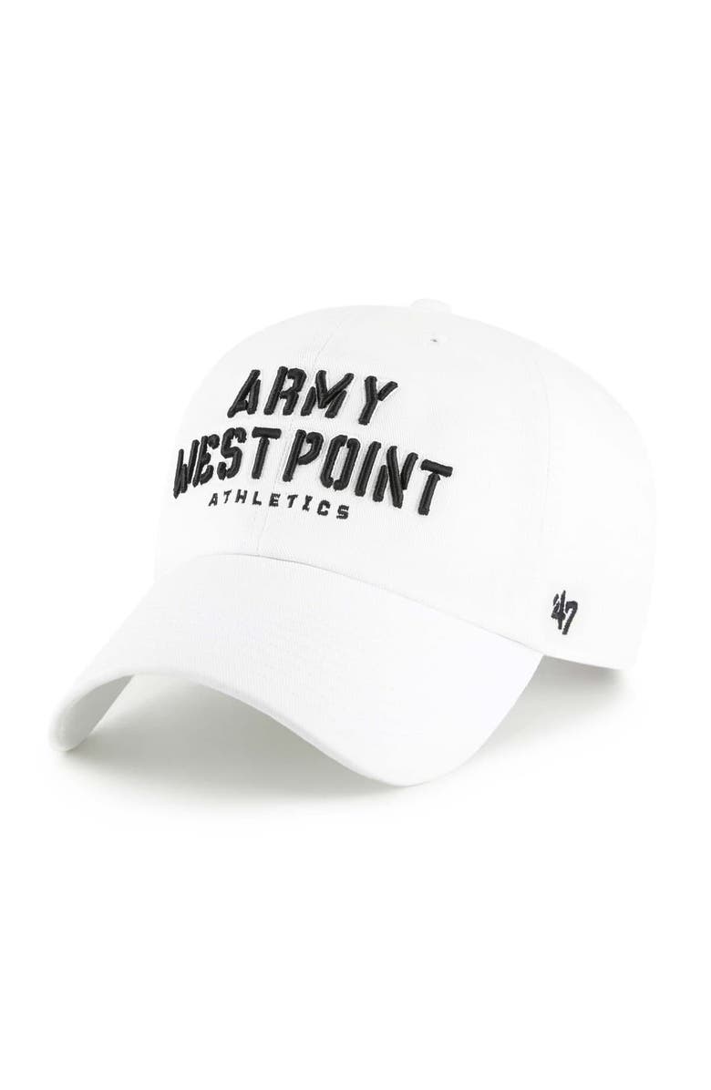 '47 Men's '47 White Army Black Knights Clean Up Adjustable Hat, Main, color, 