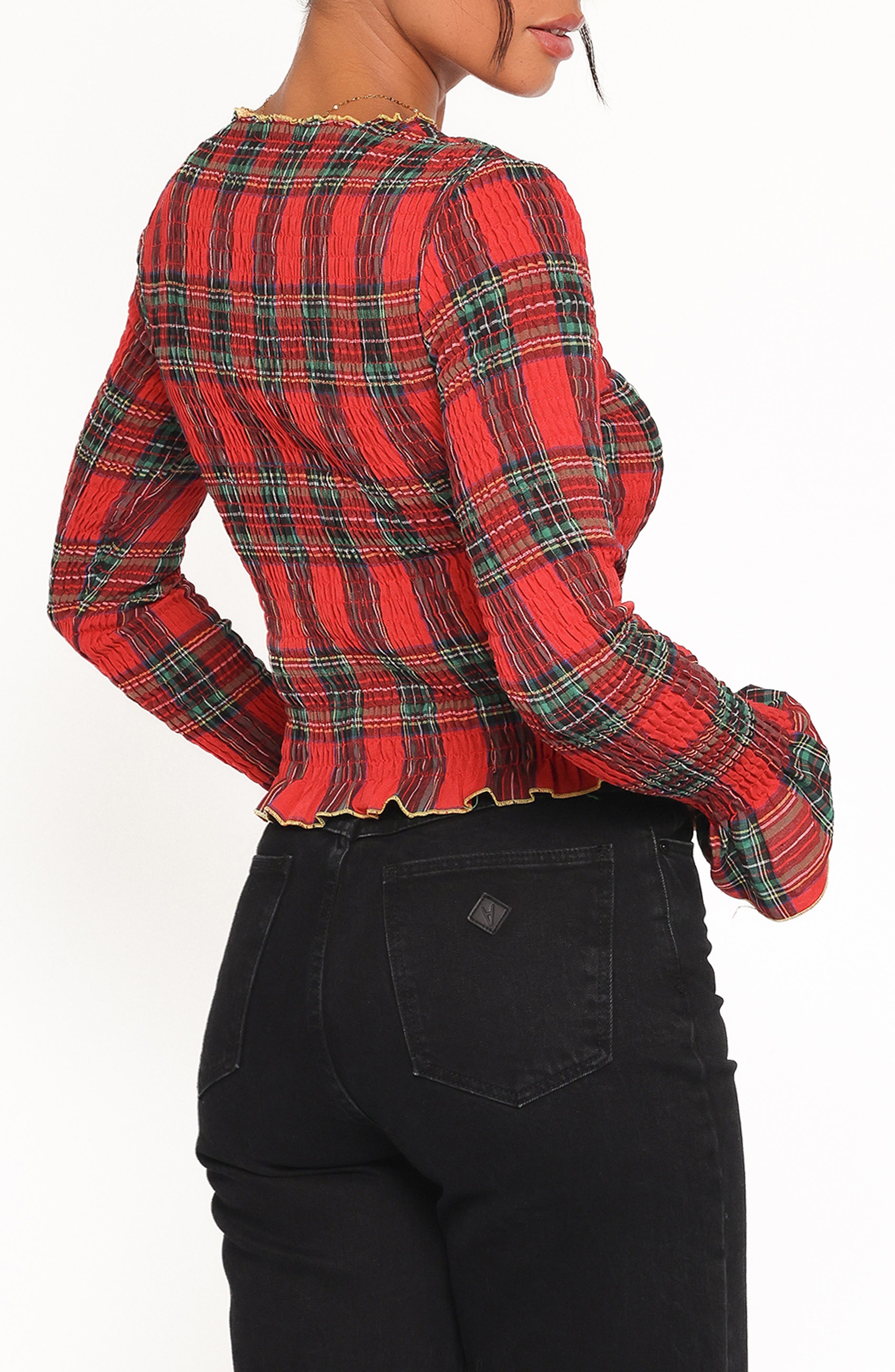 Lillee Smocked Crop Top - image 2