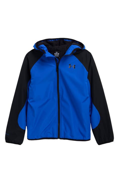 Kids' Manataug Hooded Water Repellent Windbreaker