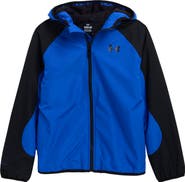 Under Armour Kids' Manataug Hooded Water Repellent Windbreaker