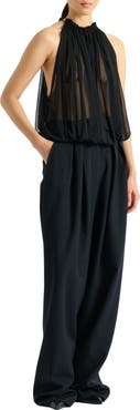 Balmain Sleeveless muslin top