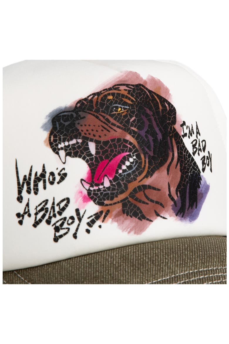 Bad Boy Disruption Snapback Trucker Hat, Alternate, color, BISCUIT