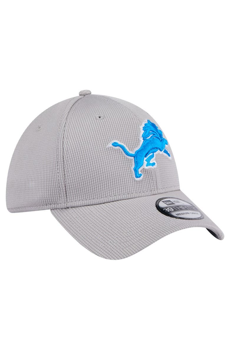 New Era Men's New Era Gray Detroit Lions Active 39THIRTY Flex Hat, Alternate, color,