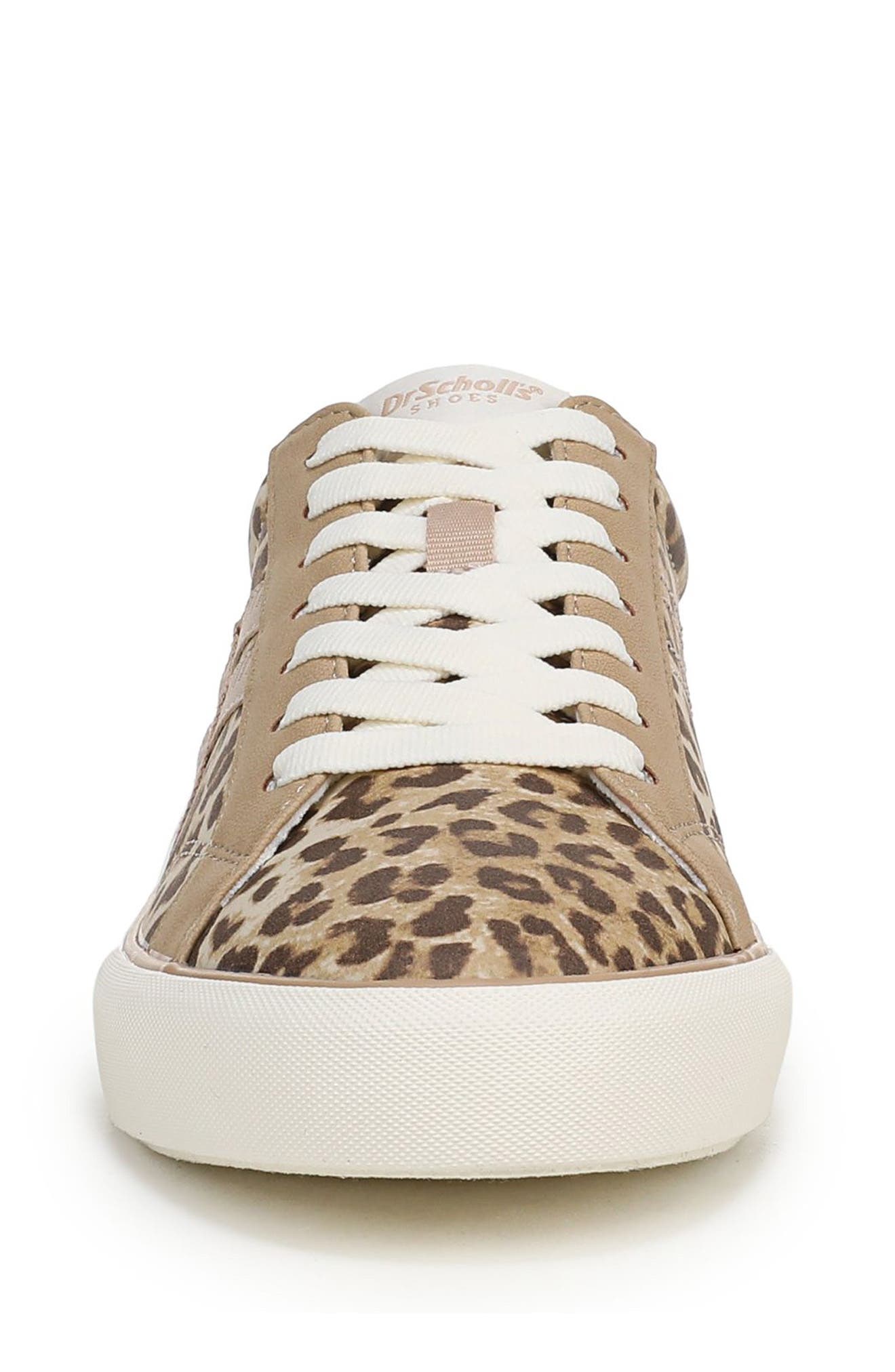 Dr. Scholl's Offline Lace-Up Sneaker - Wide Width Available, Alternate, color, Tan Leopard Faux Leather