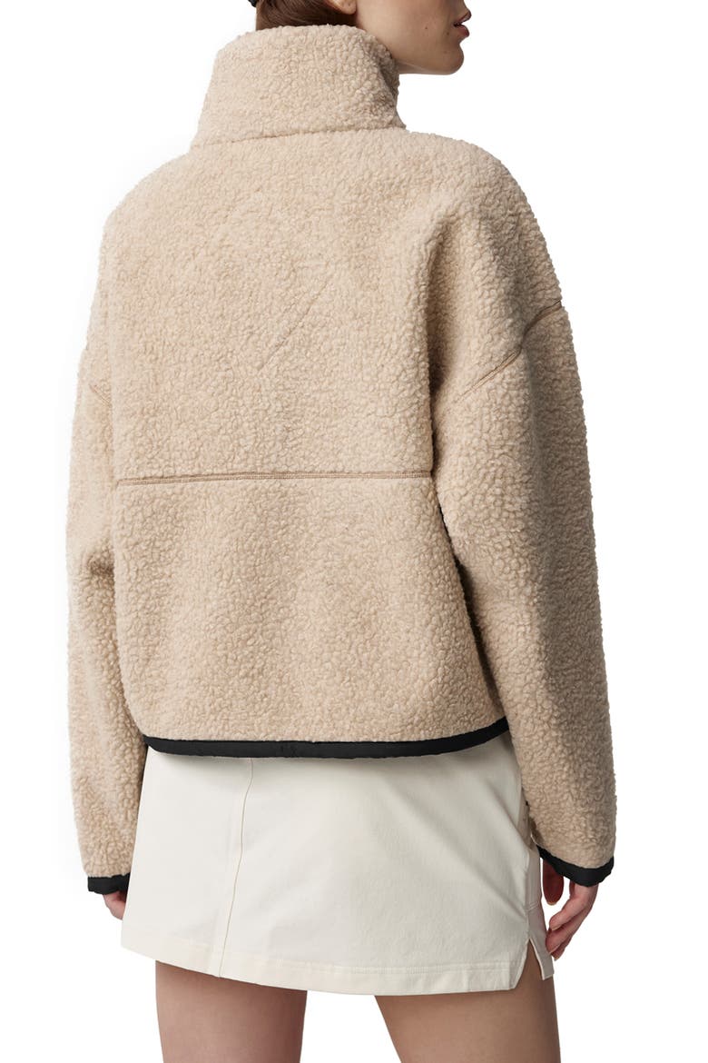 Simcoe Wool Blend Fleece Jacket, Alternate, color, LIGHT TAN