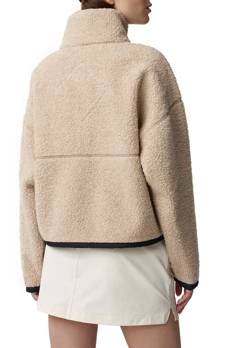 Canada Goose Simcoe Wool Blend Fleece Jacket, Alternate, color, Light Tan