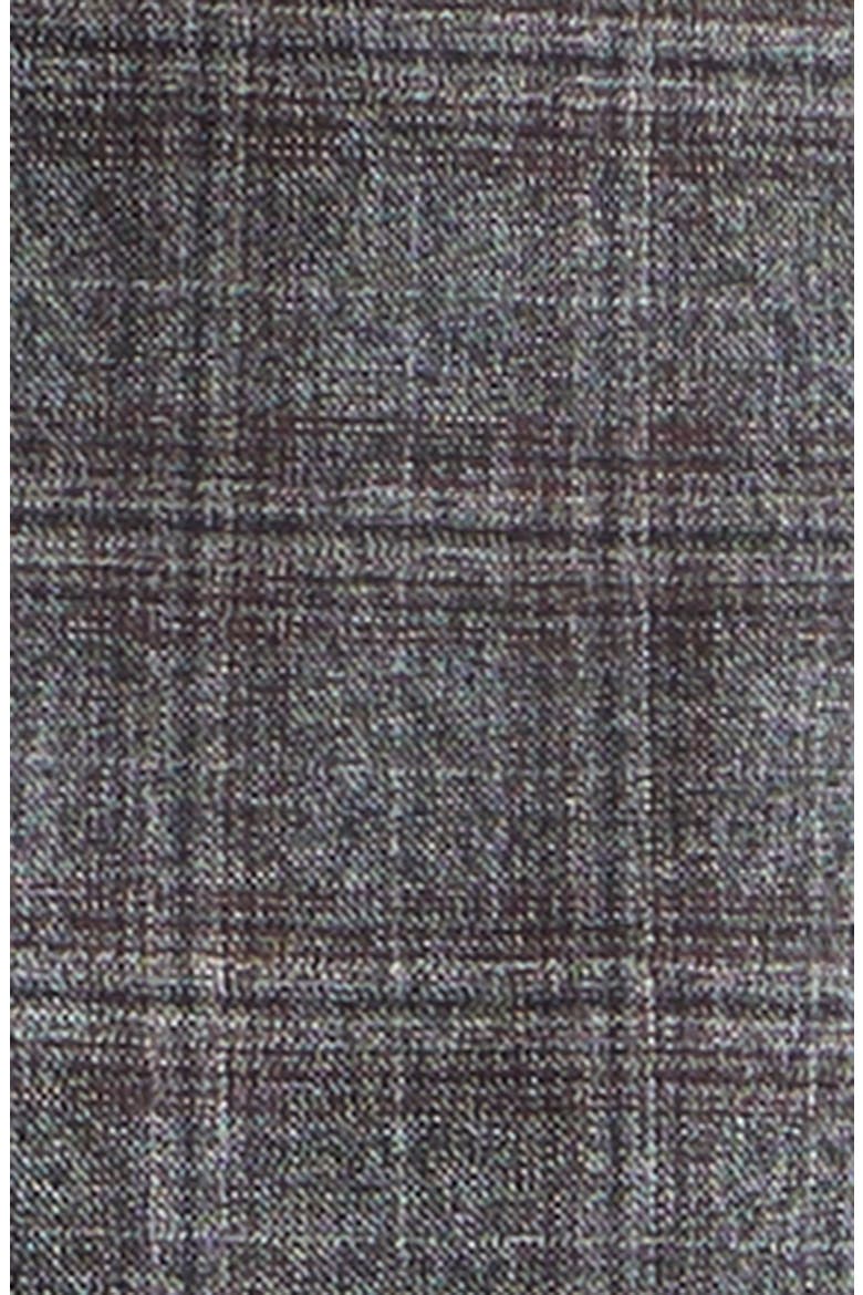 Brown & Grey Check Wool Suit, Alternate, color, GREY 970