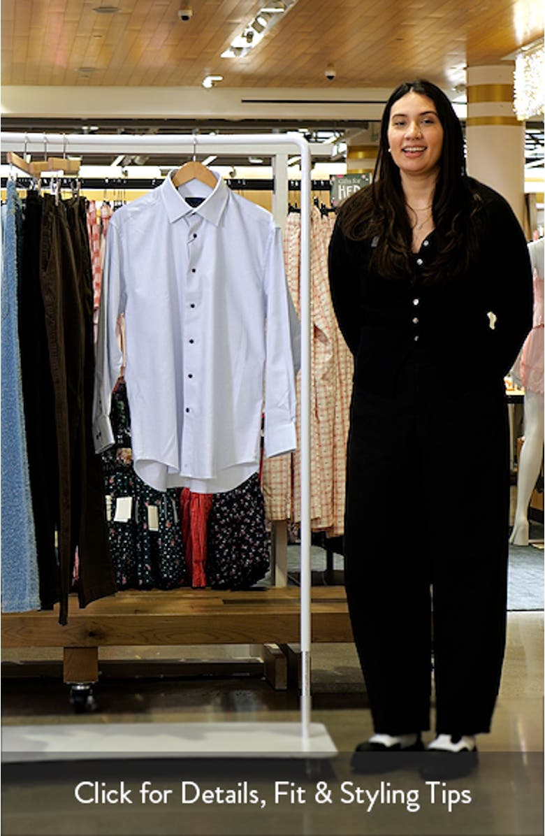 Regular Fit Micro Tic Cotton Dobby Dress Shirt, sales video thumbnail