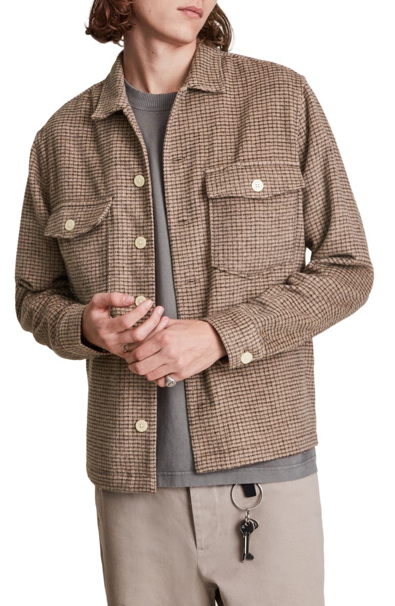 AllSaints Namsos Shirt Jacket, Main, color,