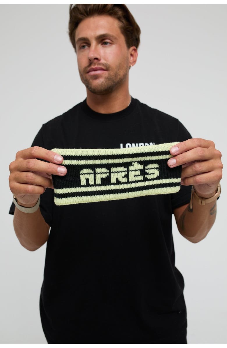 OOSC Après Headband - Yellow and Black, Alternate, color, Yellow And Black