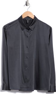 Eileen Fisher Classic Fit Button-Up Shirt