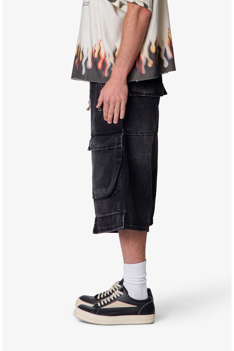 Rave Cargo Shorts, Alternate, color, VINTAGE BLACK