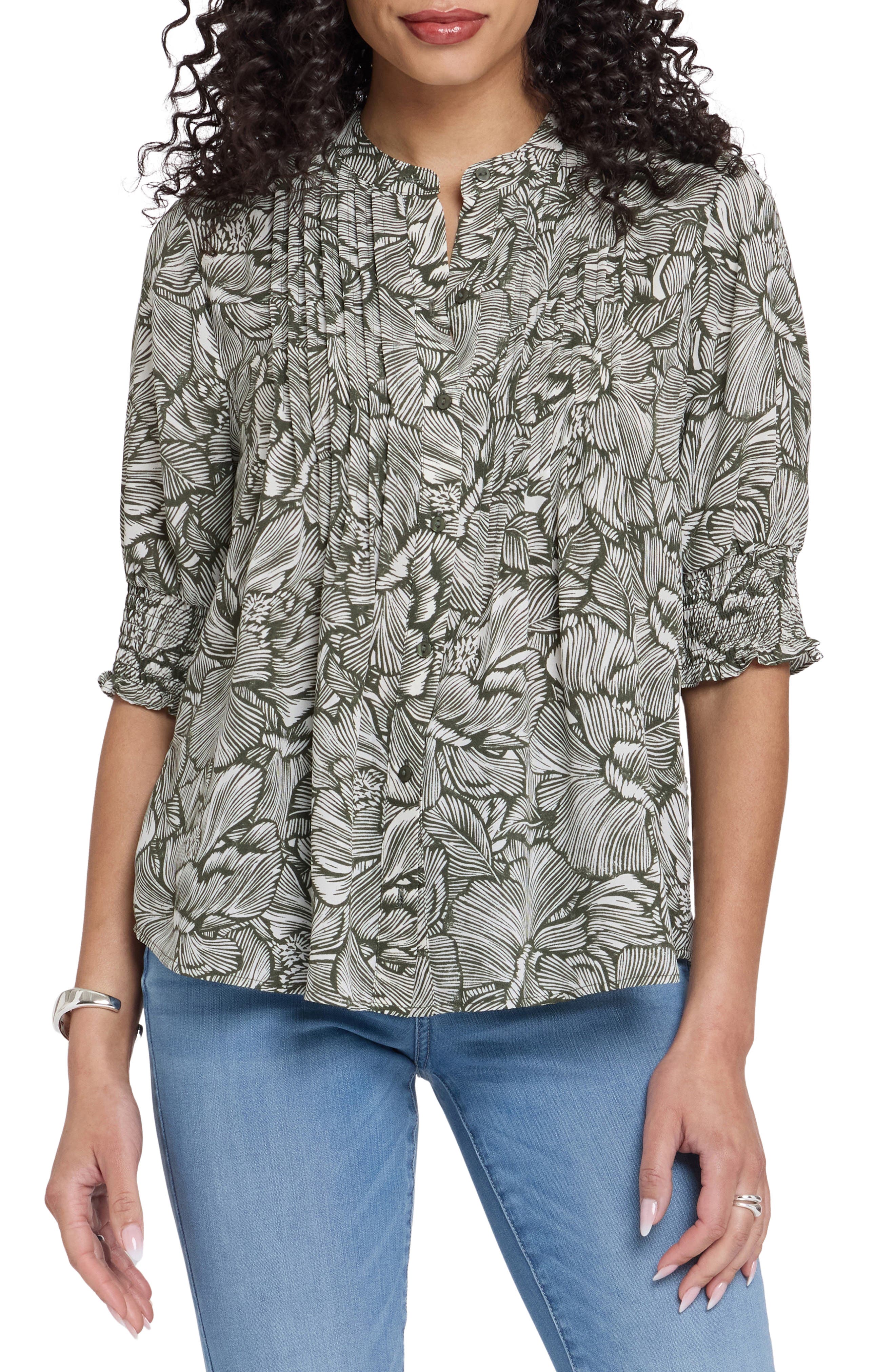 Pleated Peasant Blouse - image 3