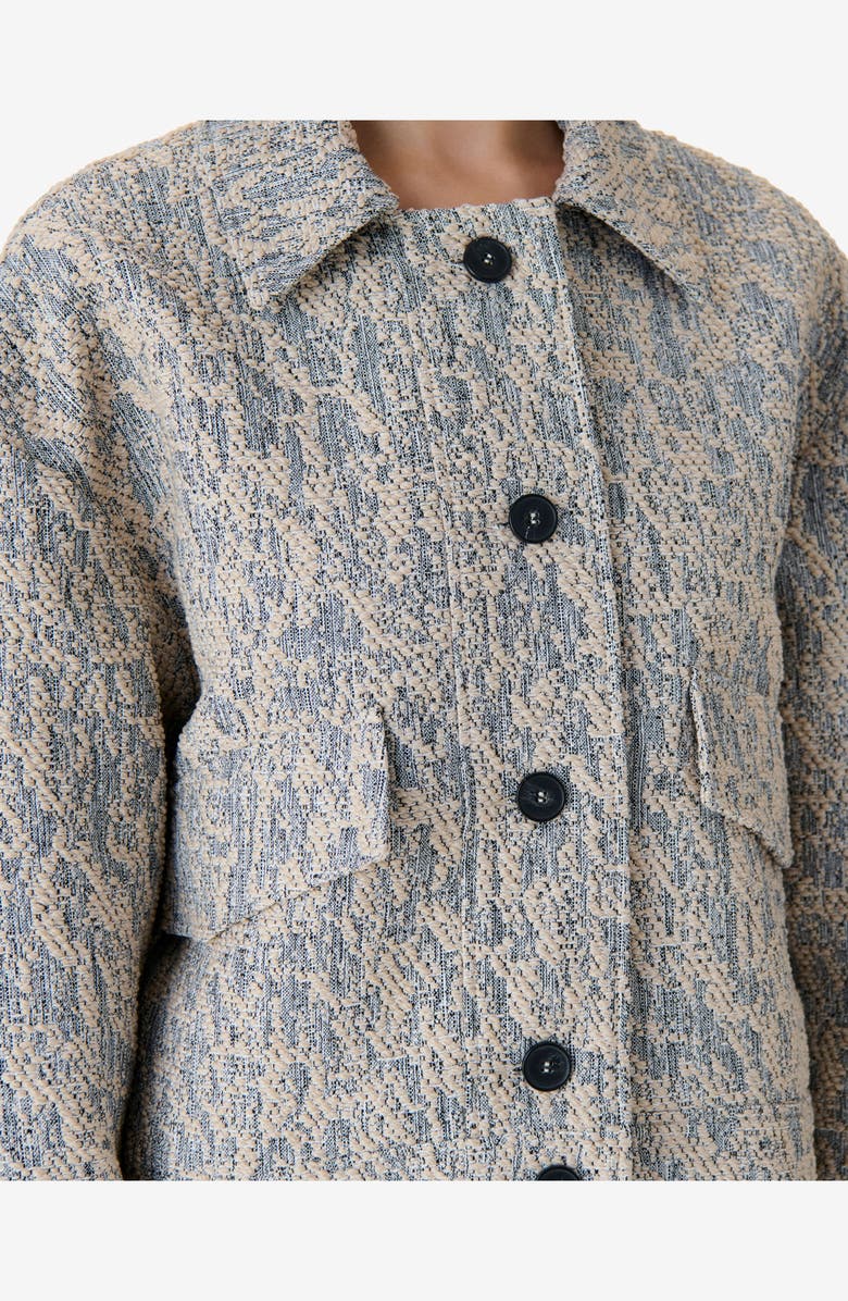 IRO Elios Jacket, Alternate, color, Beige / White / Black