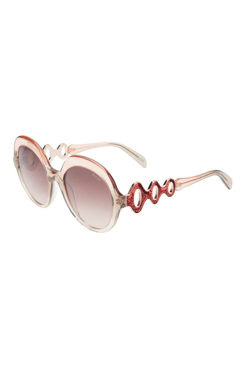 Emilio Pucci 55mm Round Sunglasses (Women) | Nordstromrack display picture 1