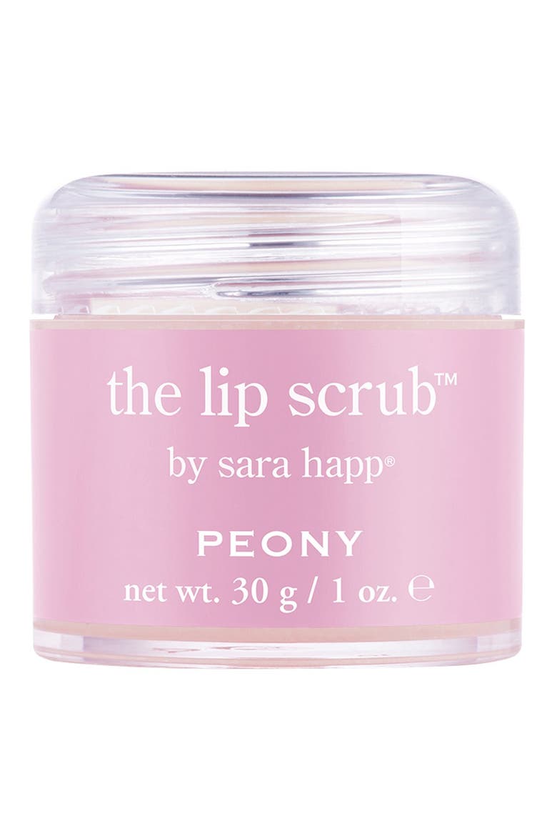 'The Lip Scrub™ - Peony' Lip Exfoliator (Limited Edition), Main, color, NO COLOR