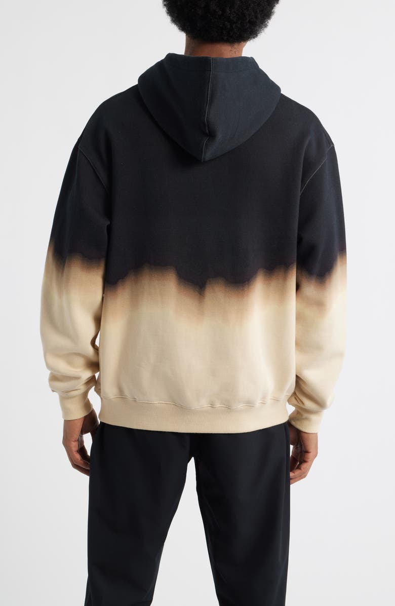 SANTO STUDIO Gradient Fleece Hoodie, Alternate, color, Black