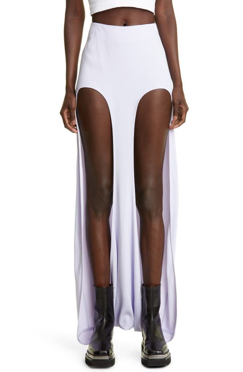 Double Arch Cady Maxi Skirt