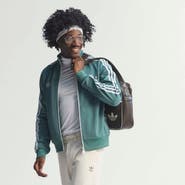 adidas Men's adidas x Bob Marley Green Jamaica National Team Full-Zip Track Jacket