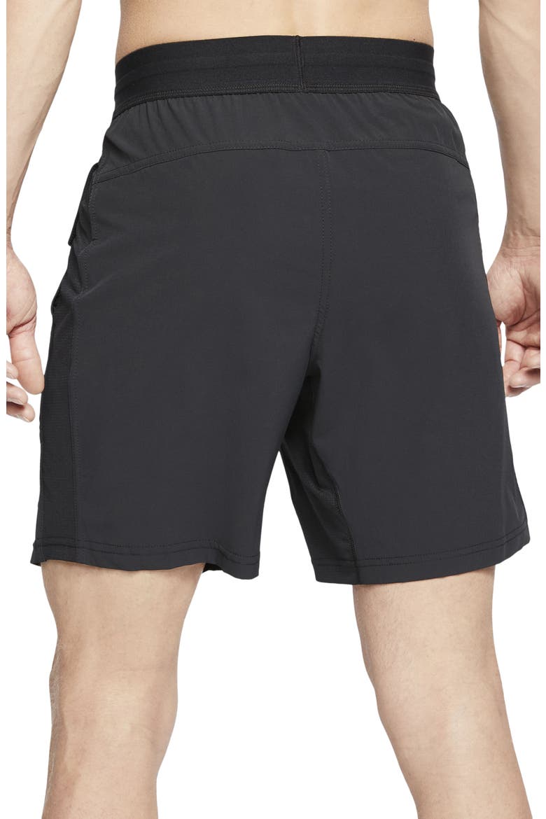 Flex Training Shorts, Alternate, color, BLACK/ BLACK/ IRON GREY
